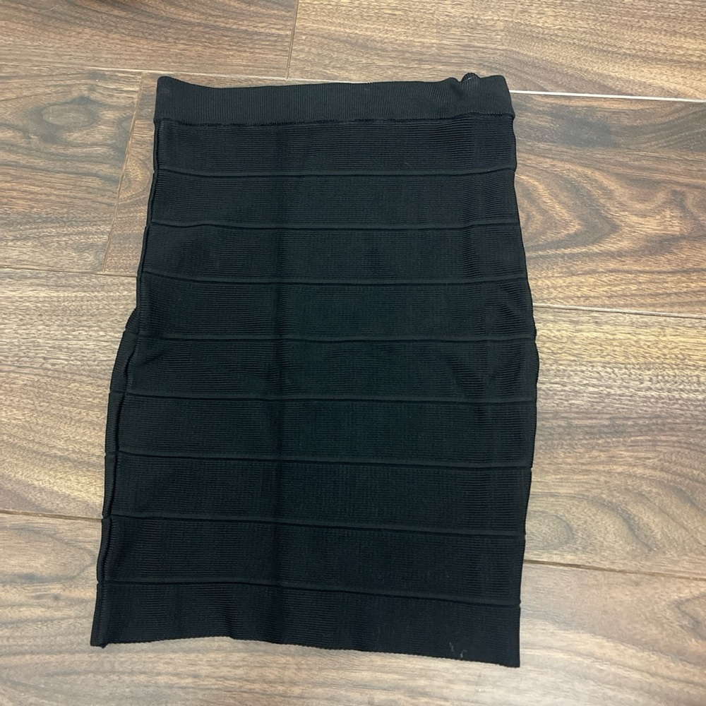 LF / Millau Black Bandage Pencil Skirt